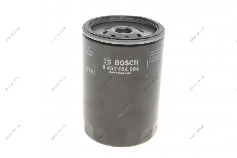 Масляний фільтр гвинт накручуваний BOSCH 0 451 104 064 (фото 1)