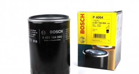Смазочный фильтр BOSCH 0 451 104 064 (фото 1)