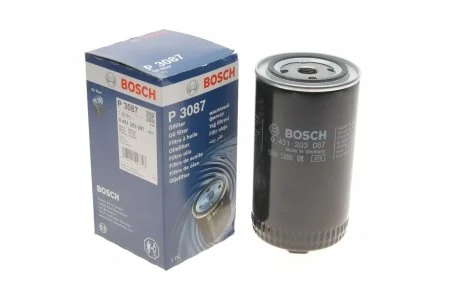 Масляний фільтр гвинт накручуваний BOSCH 0 451 203 087