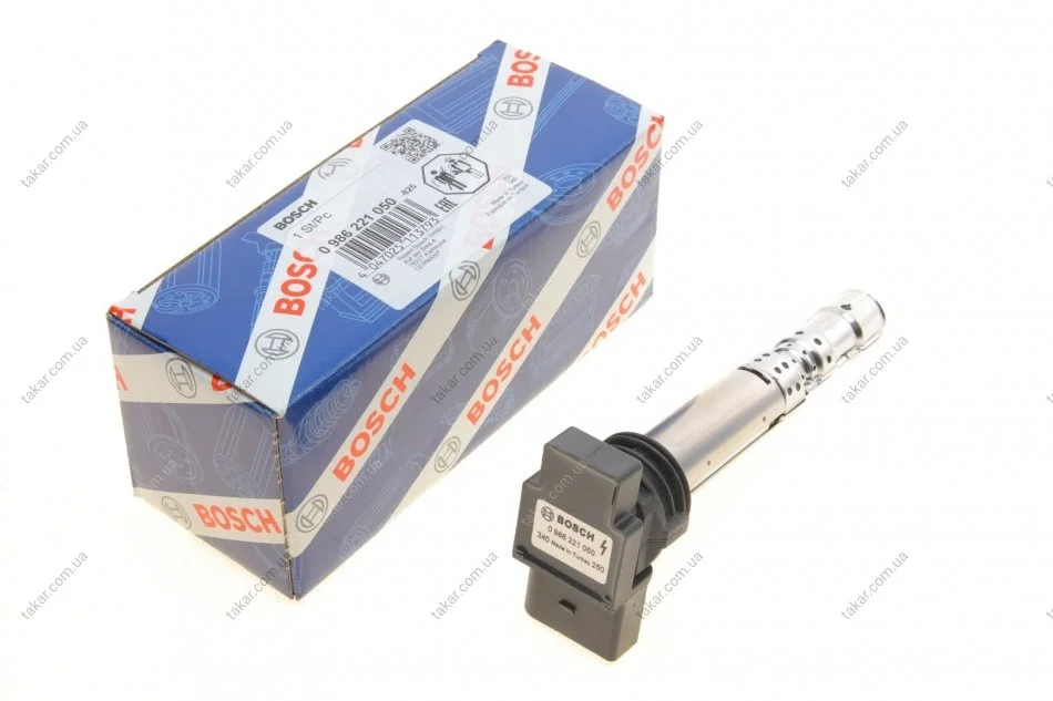 Катушка зажигания 14V BOSCH 0986221050 (фото 1)