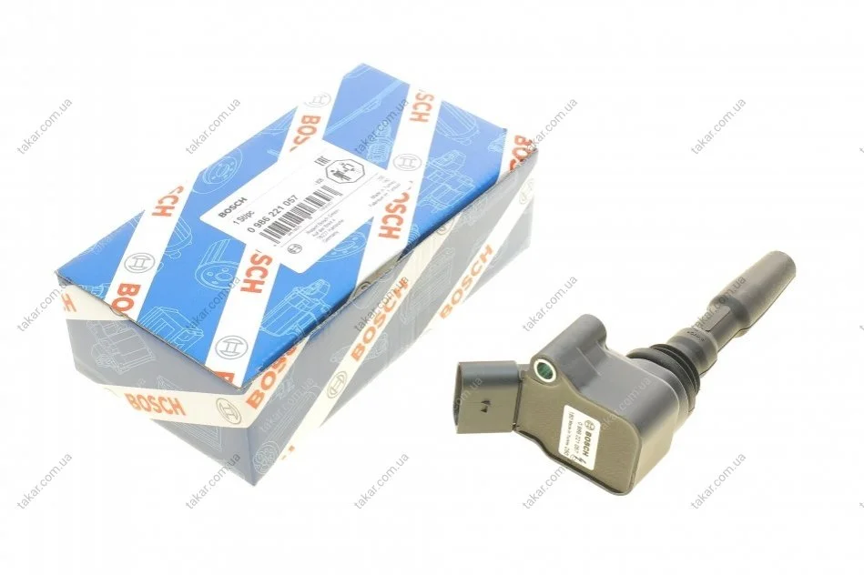 Катушка зажигания 14V BOSCH 0 986 221 057 (фото 1)