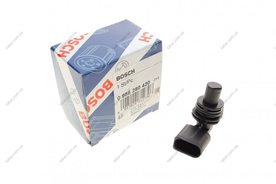 Датчик положення распредвала BOSCH 0 986 280 420 (фото 1)