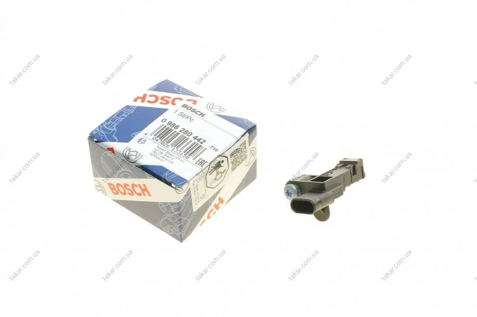 Датчик положения (оборотов) коленвала BOSCH 0 986 280 442 (фото 1)
