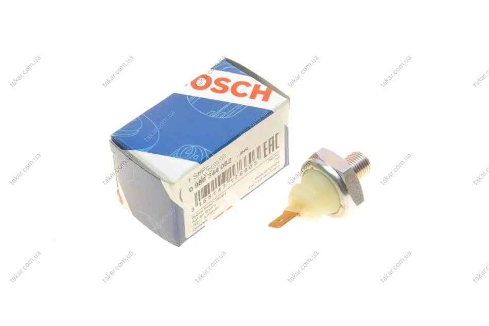 Датчик тиску масла BOSCH 0 986 344 082 (фото 1)