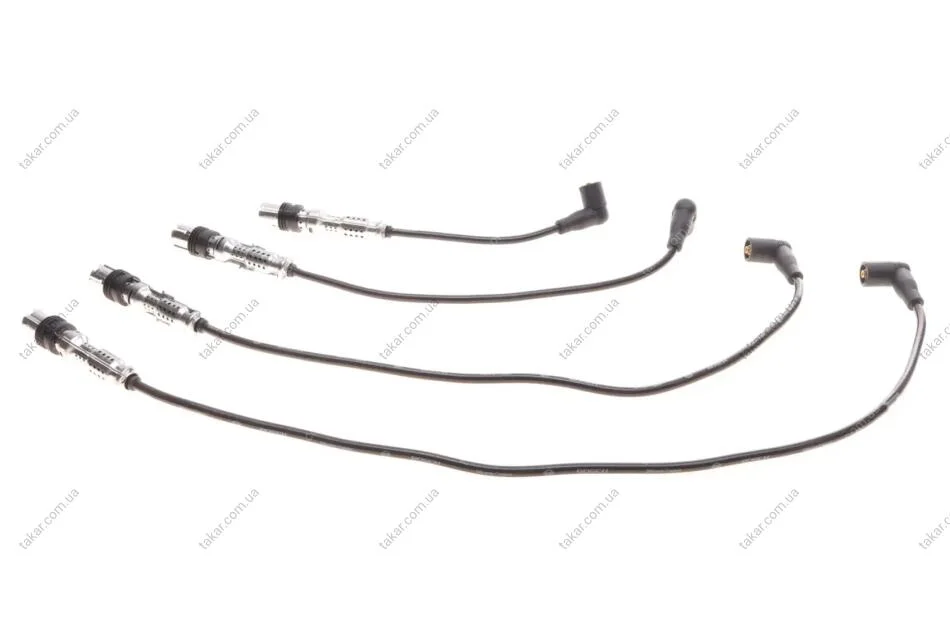 Комплект ВВ дротів VW Bora/Caddy/Golf/Jetta/New Beetle/Polo/Touran "2.0 "00-16 BOSCH 0 986 356 345 (фото 1)