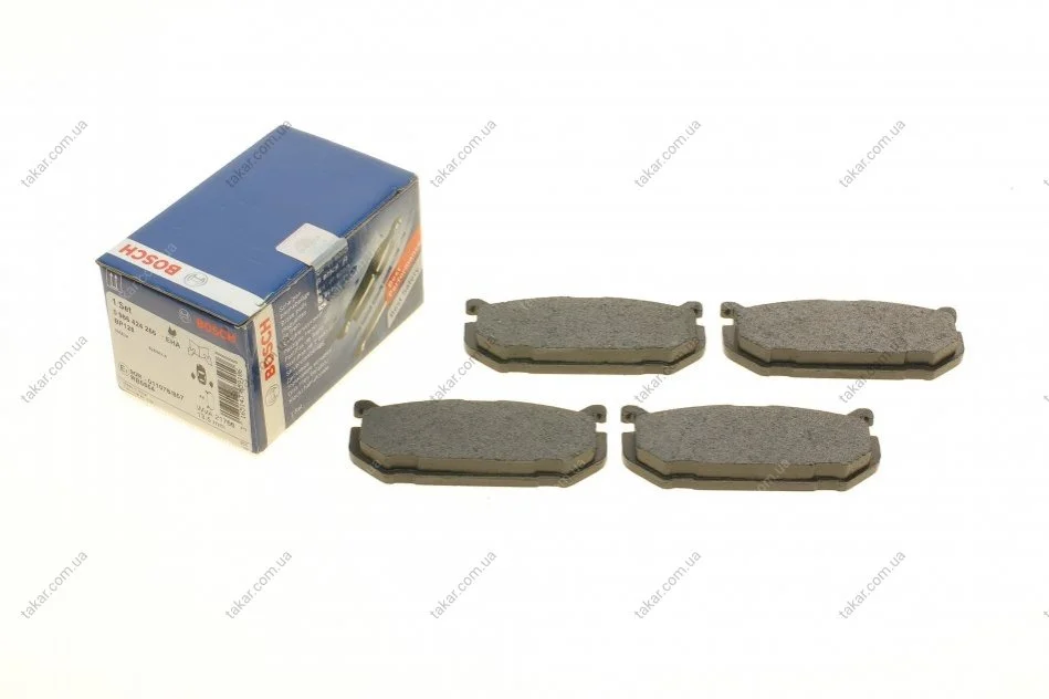Тормозные колодки задние дисковые BOSCH 0 986 424 266 (фото 1)