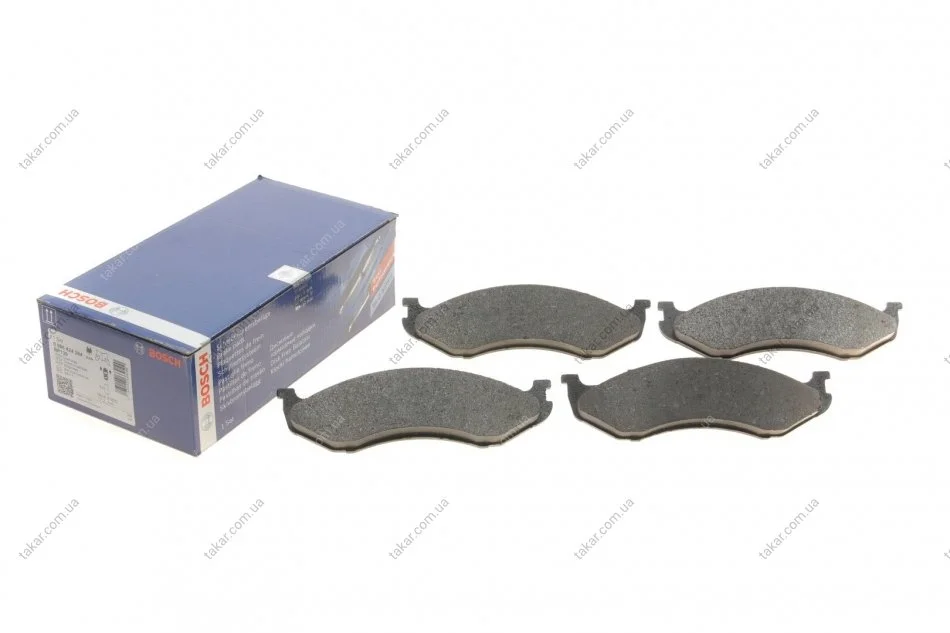 Тормозные колодки передние дисковые BOSCH 0986424284 (фото 1)