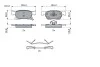 Тормозные колодки дисковые BOSCH 0986424332 (фото 5)