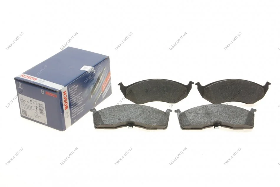Тормозные колодки передние дисковые BOSCH 0986424363 (фото 1)