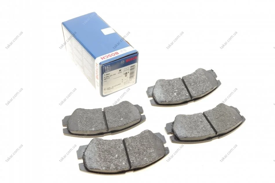 Тормозные колодки передние дисковые BOSCH 0986424366 (фото 1)