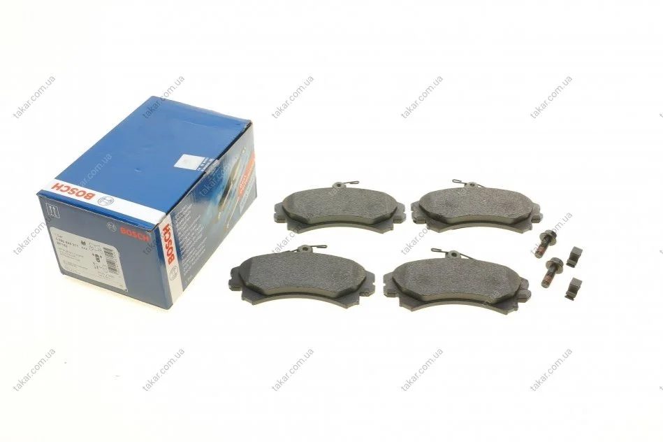 Гальмівні колодки передні дискові BOSCH 0 986 424 371 (фото 1)