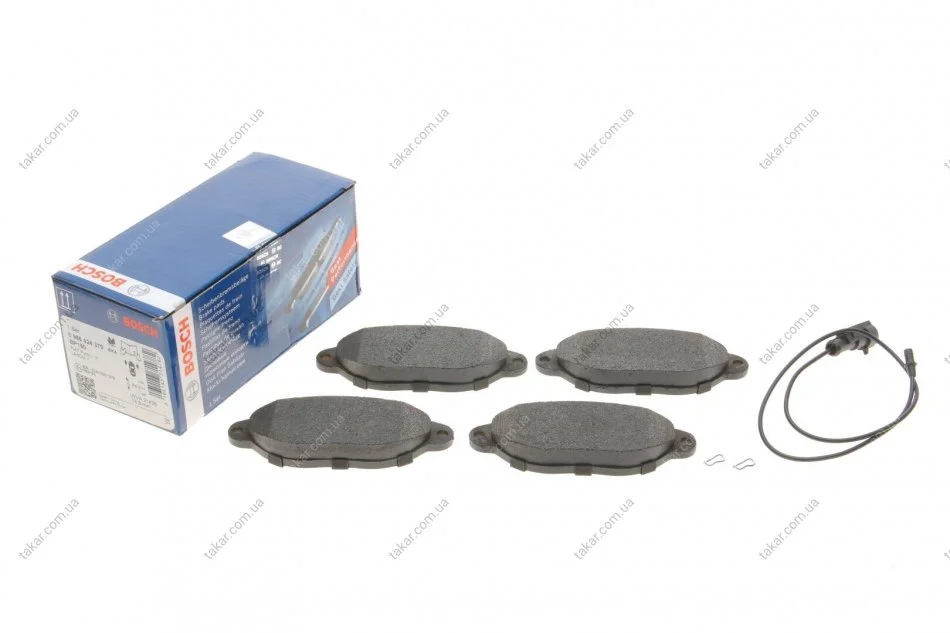 Тормозные колодки передние дисковые BOSCH 0986424379 (фото 1)