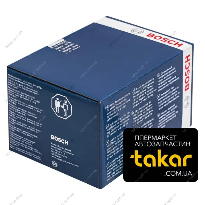 Тормозные колодки передние дисковые BOSCH 0 986 424 455 (фото 1)