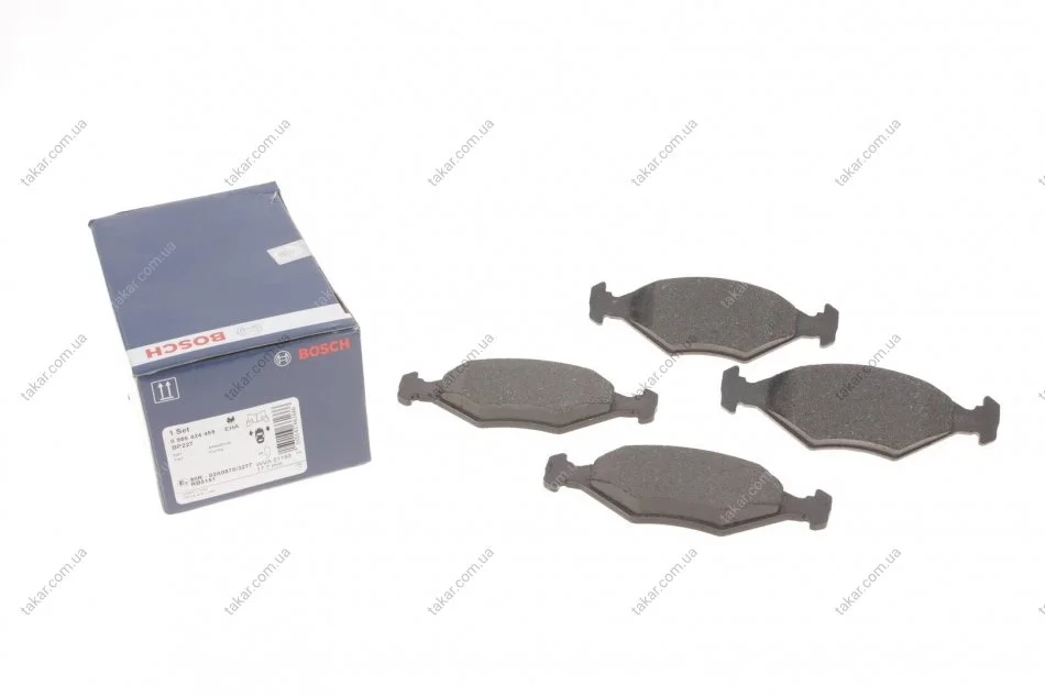 Тормозные колодки передние дисковые BOSCH 0986424458 (фото 1)