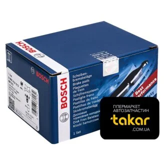Гальмівні колодки передні дискові BOSCH 0 986 424 512