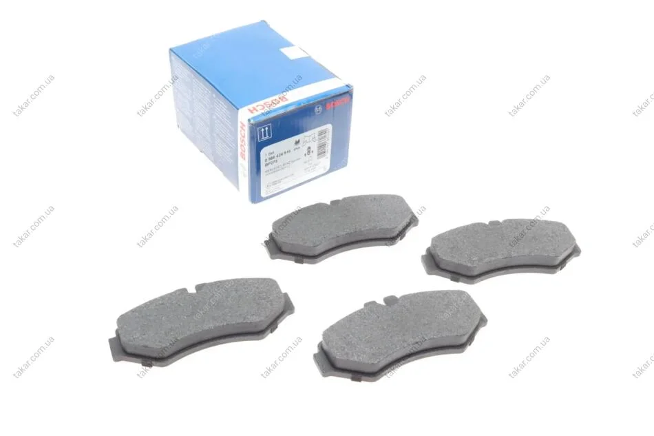 Тормозные колодки задние дисковые BOSCH 0 986 424 516 (фото 1)