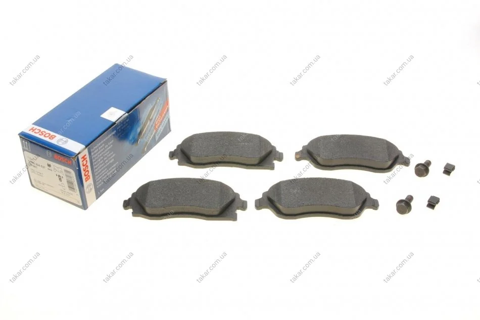 Тормозные колодки передние дисковые BOSCH 0 986 424 527 (фото 1)
