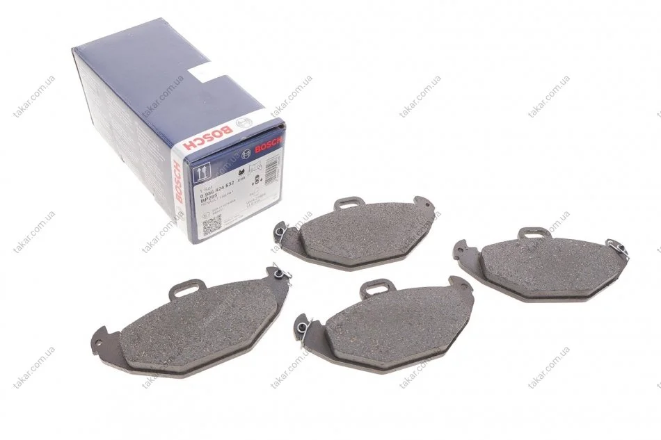 Тормозные колодки задние дисковые BOSCH 0986424532 (фото 1)