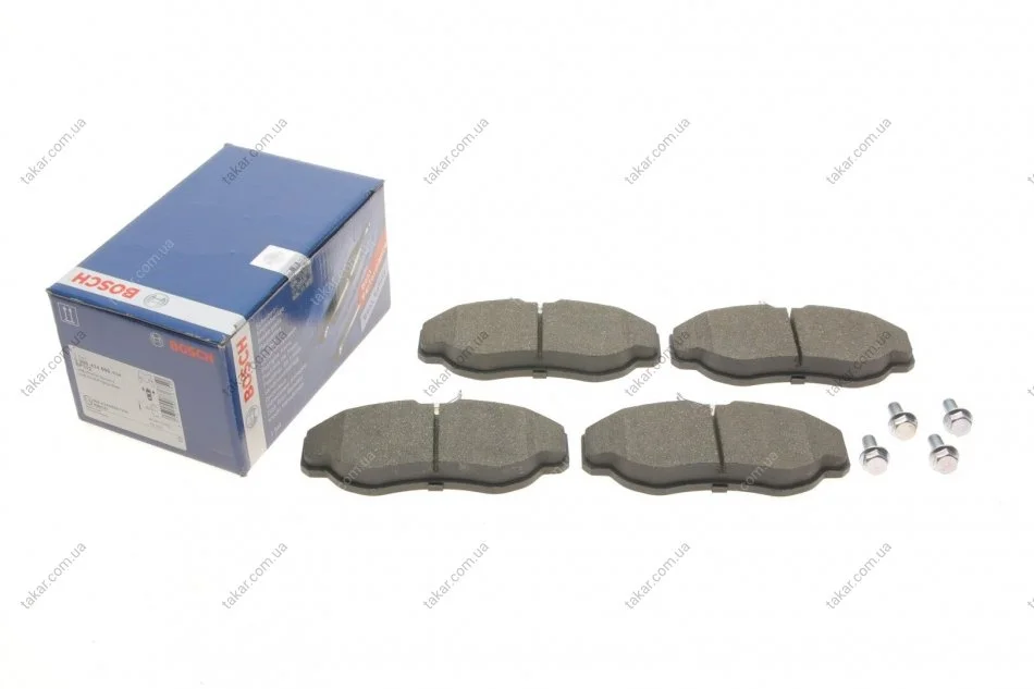 Гальмівні колодки передні дискові BOSCH 0986424565 (фото 1)