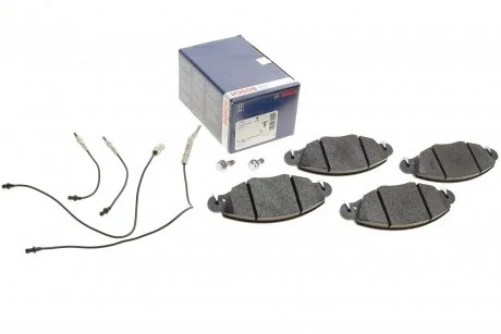 Тормозные колодки передние дисковые BOSCH 0986424581