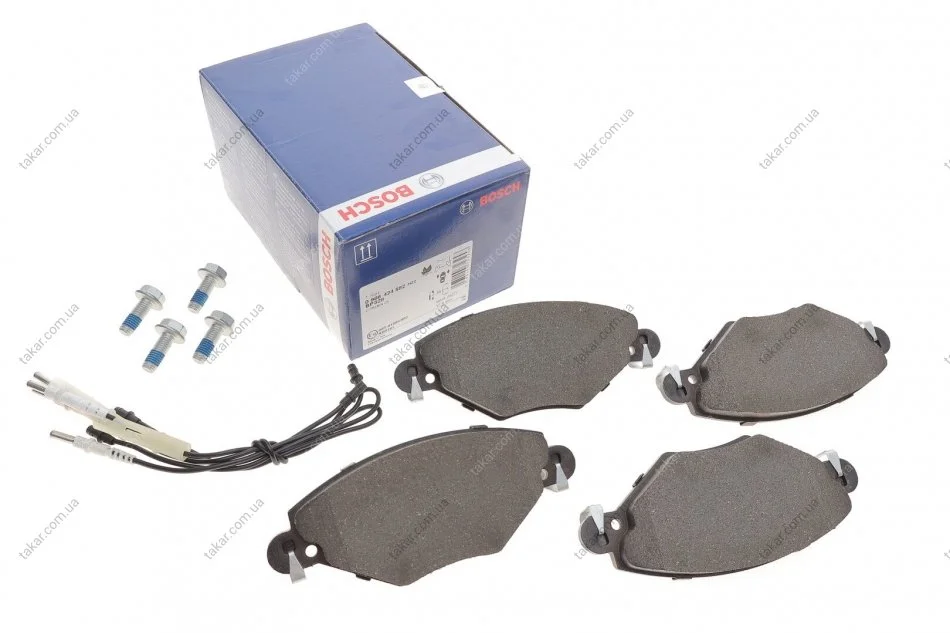 Тормозные колодки передние дисковые BOSCH 0986424582 (фото 1)