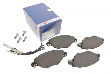 Тормозные колодки передние дисковые BOSCH 0986424582