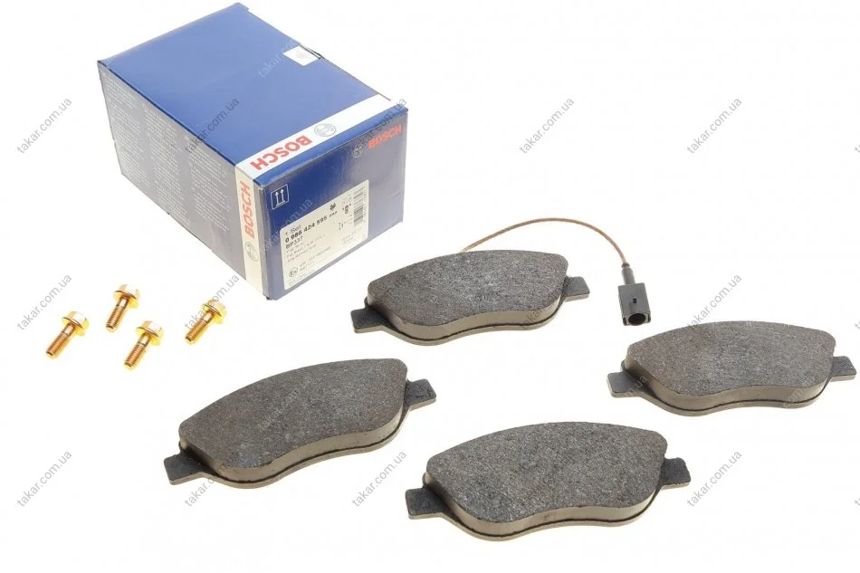 Тормозные колодки передние дисковые BOSCH 0986424595 (фото 1)