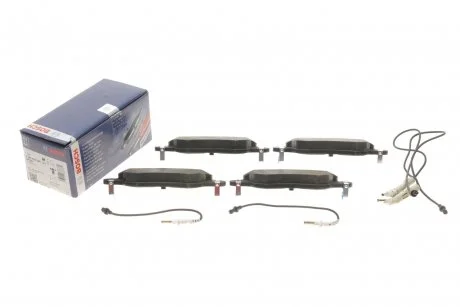Тормозные колодки передние дисковые BOSCH 0986424598