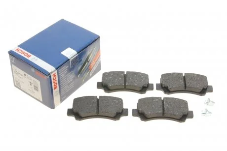 Тормозные колодки передние дисковые BOSCH 0986424626