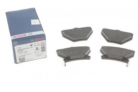 Гальмівні колодки задні дискові BOSCH 0986424630