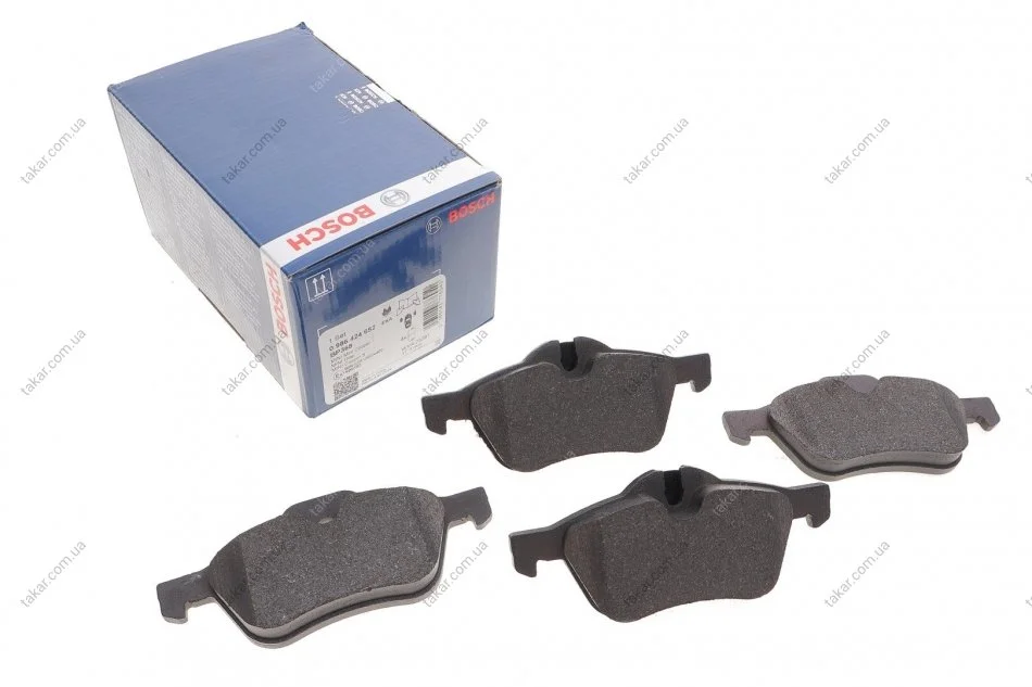 Тормозные колодки передние дисковые BOSCH 0986424652 (фото 1)