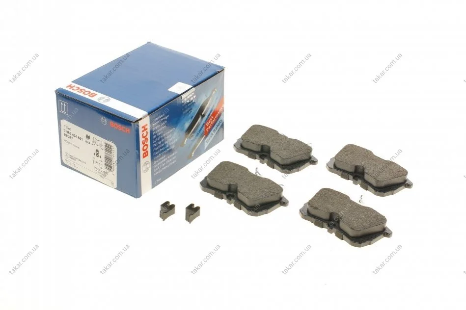 Гальмівні колодки задні дискові BOSCH 0 986 424 661 (фото 1)