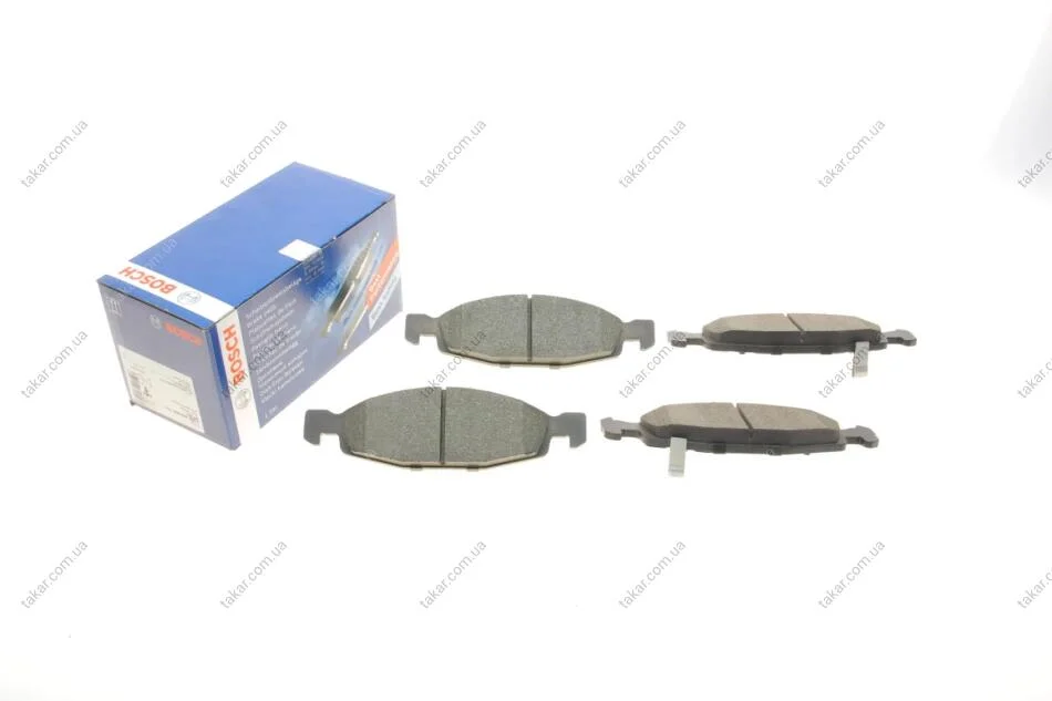 Тормозные колодки передние дисковые BOSCH 0986424666 (фото 1)