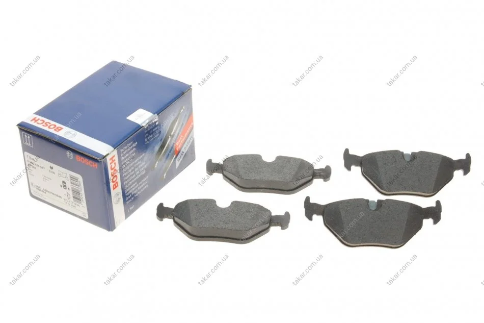 Гальмівні колодки задні дискові BOSCH 0986424667 (фото 1)