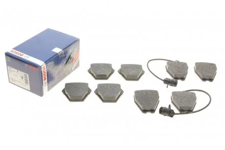 Тормозные колодки передние дисковые BOSCH 0986424689