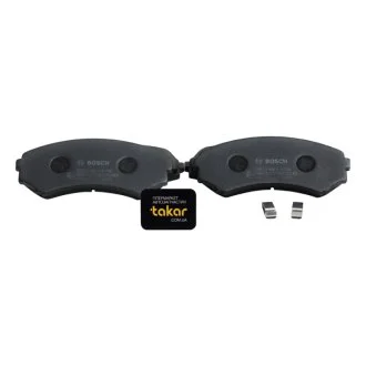 Гальмівні колодки передні дискові BOSCH 0986424709