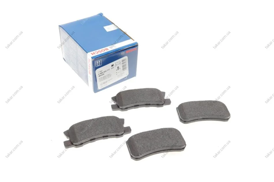 Тормозные колодки задние дисковые BOSCH 0 986 424 717 (фото 1)