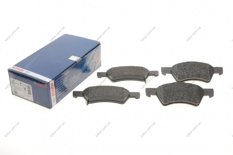 Гальмівні колодки передні дискові BOSCH 0986424765 (фото 1)