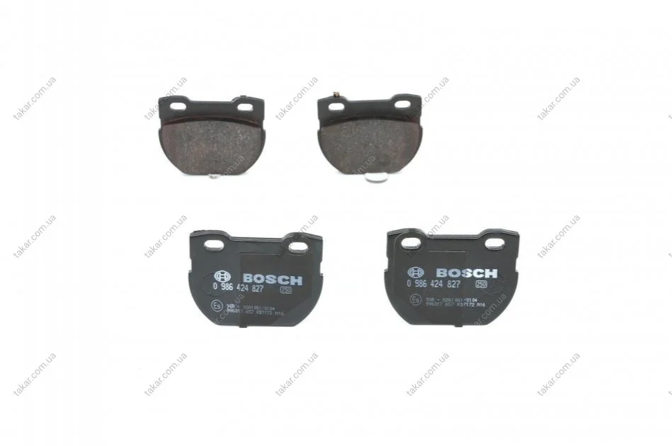 Гальмівні колодки задні дискові BOSCH 0986424827 (фото 1)