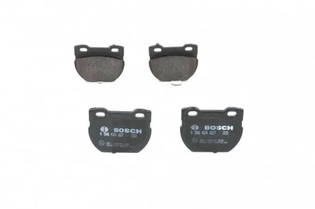Гальмівні колодки задні дискові BOSCH 0986424827