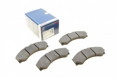 Гальмівні колодки передні дискові BOSCH 0 986 424 832