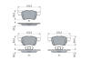 Тормозные колодки дисковые BOSCH 0986424885 (фото 5)