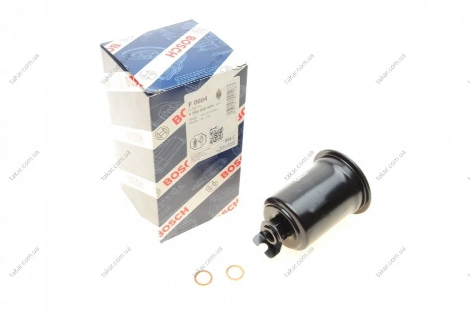 Топливный прямоточный фильтр бензин BOSCH 0 986 450 604 (фото 1)