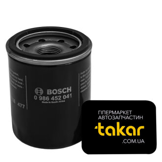 Масляний фільтр гвинт накручуваний BOSCH 0 986 452 041