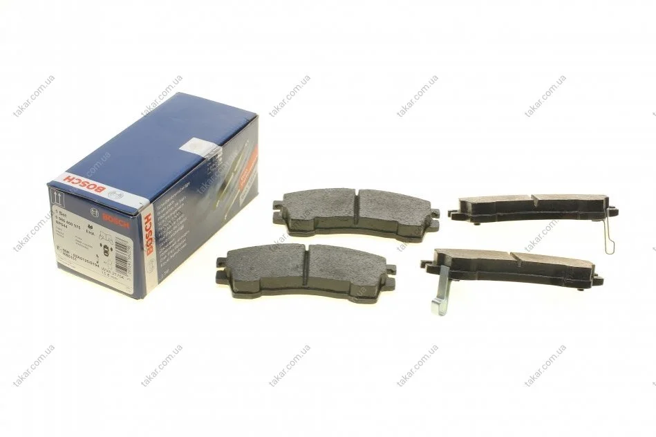 Тормозные колодки передние дисковые BOSCH 0 986 460 975 (фото 1)