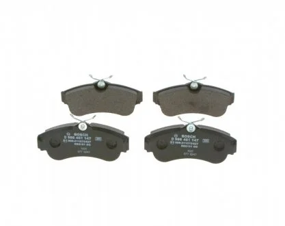 Тормозные колодки передние дисковые BOSCH 0 986 461 147