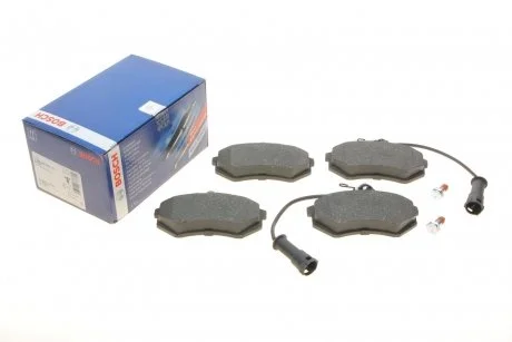 Тормозные колодки передние дисковые BOSCH 0986466693