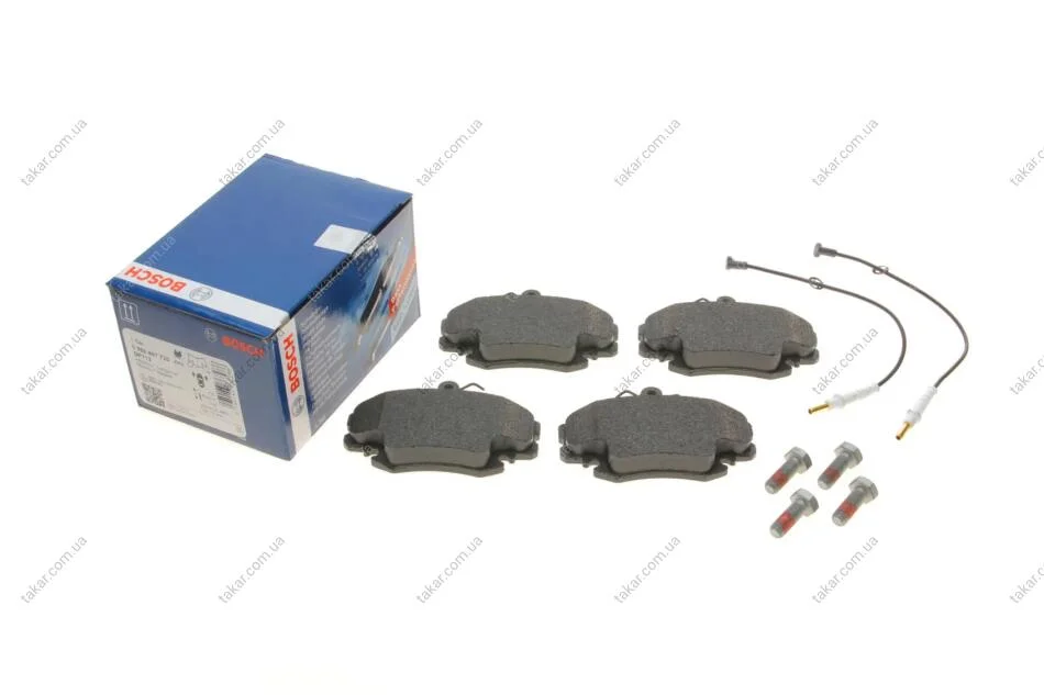 Тормозные колодки передние дисковые BOSCH 0 986 467 720 (фото 1)