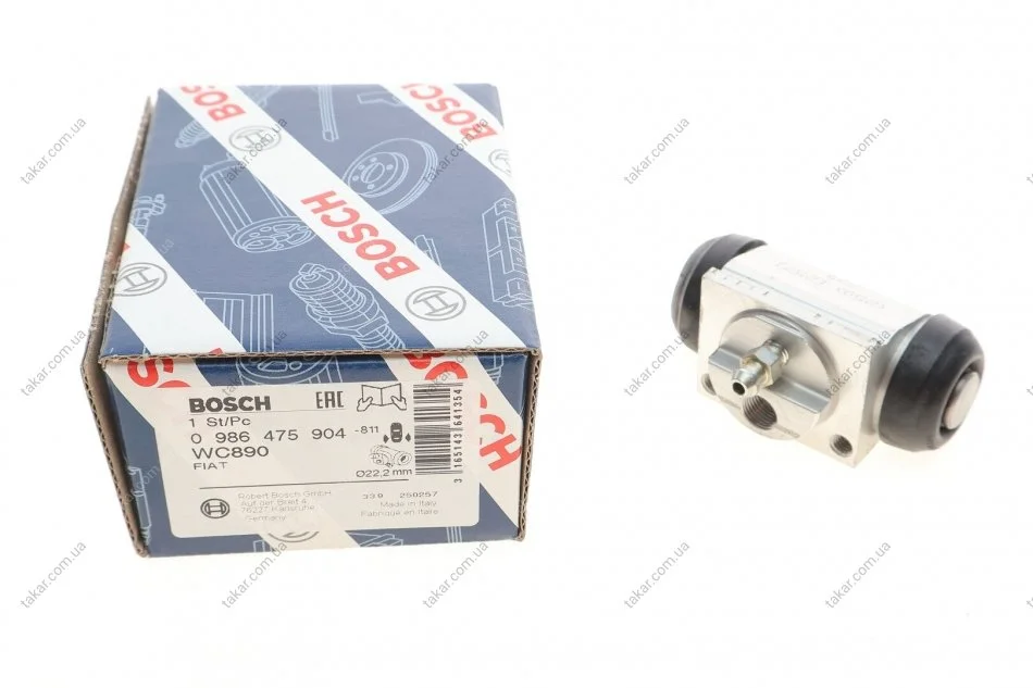 Цилиндр тормозной рабочий BOSCH 0986475904 (фото 1)