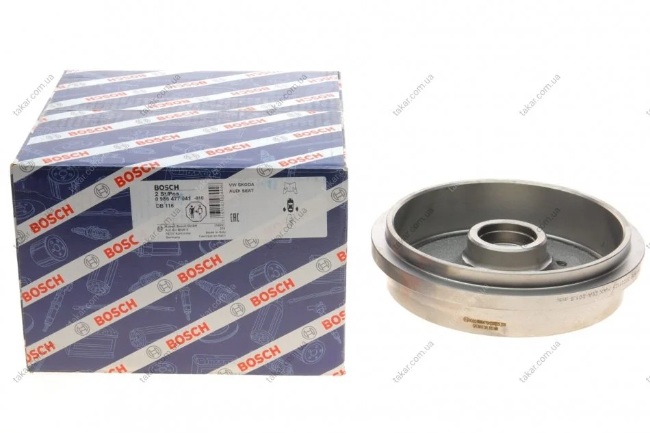 Барабан тормозной BOSCH 0986477041 (фото 1)